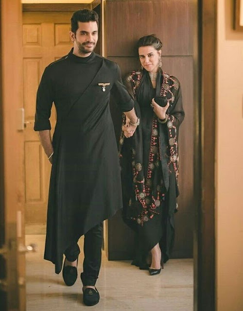 Black Kurta Pajama Design Style for Man's Fashion Images