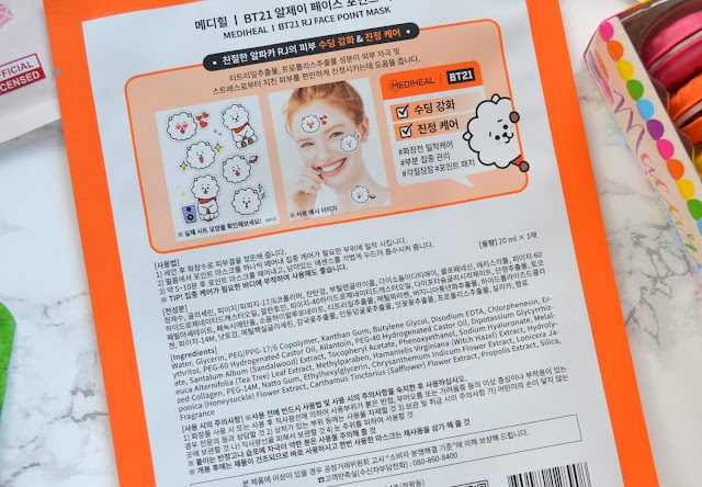 Mediheal x BT21 Face Point Mask Review