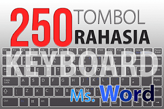 250 Daftar Fungsi Rahasia Shortcut Tombol Keyboar dalam Microsoft Word