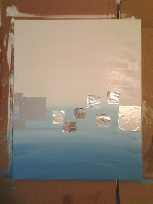 aluminum foil painting