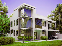 rumah minimalis modern - Desain Rumah Minimalis 2 Lantai, Hunian Modern
Kekinian
