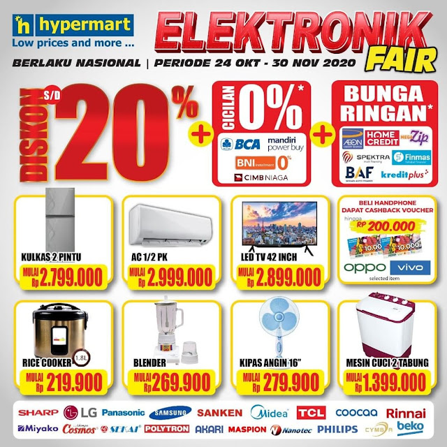 #Hypermart - #Pomo Katalog Elektronik FAIR Diskon 20% Nasional (s.d 30 Nov 2020)