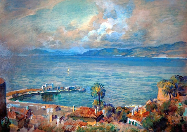 Gustavo Bacarisas Podestá, Paisajistas españoles, Paisajes de Gustavo Bacarisas, Pintor español, Pintores Gibraltareños, Pintores de Gibraltar, Pintores españoles, Pintor Gustavo Bacarisas