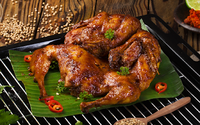 Food Recipes : Bekakak Chicken