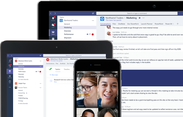 كيفية استخدام Microsoft Teams للتواصل والتعاون مع فريق العمل- شرح بالصور