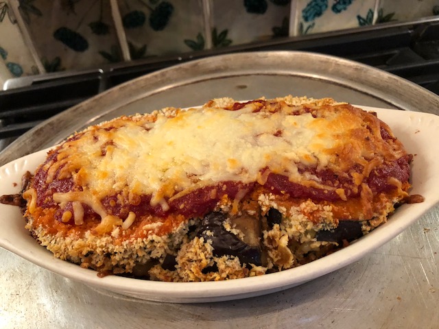 Eggplant Parmesan -- a richly flavored Southern Italian vegetarian treat