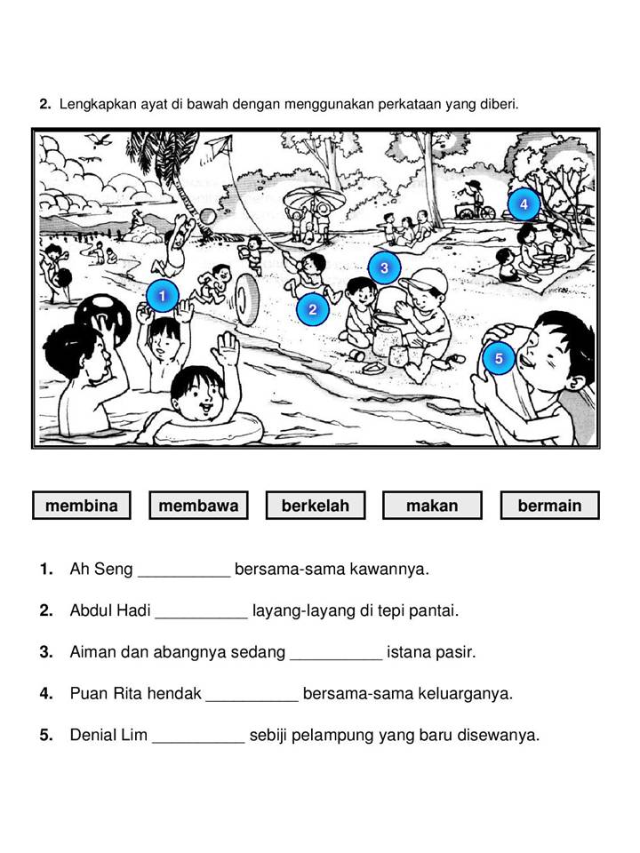 bicara kehidupan: LATIHAN PENULISAN BAHASA MELAYU TAHUN 3