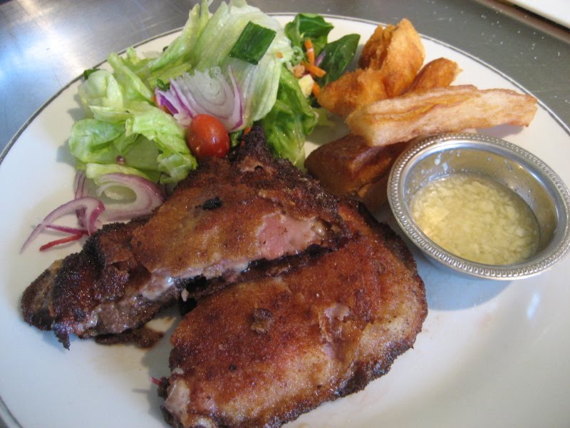 cheese fries steak recipe  stuffed  ham side yuca  a ham Breaded of with and breaded with