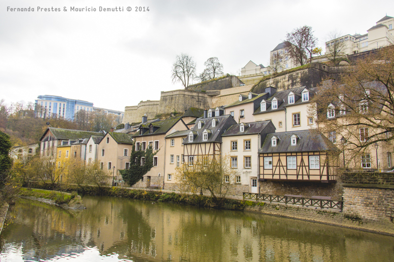 Rio Alzette Grund Luxemburgo