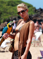 Paris Hilton With Her Animal Twin