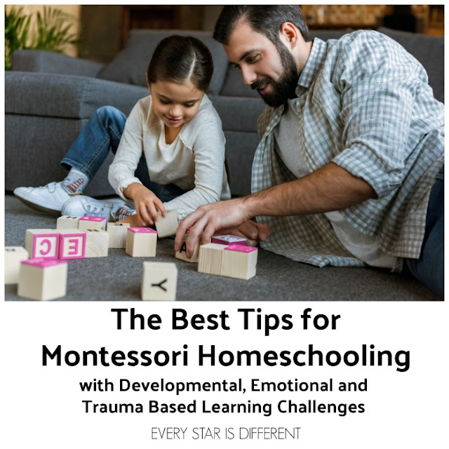 The Best Tips for Montessori Homeschooling with Developmental, Emotional, and Trauma Based Learning Challenges