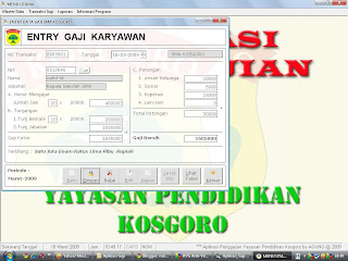 Aplikasi Gaji YP Kosgoro ~ Farid's Blog