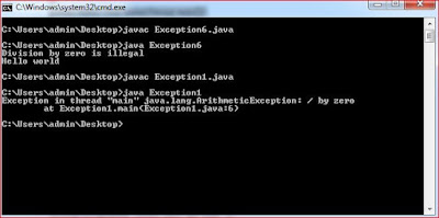 printing exception-javaform