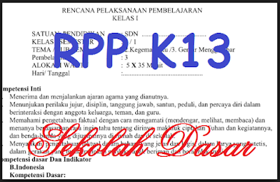 RPP Kelas 6 SD Kurikulum 2013 Revisi 2017 Semua Tema