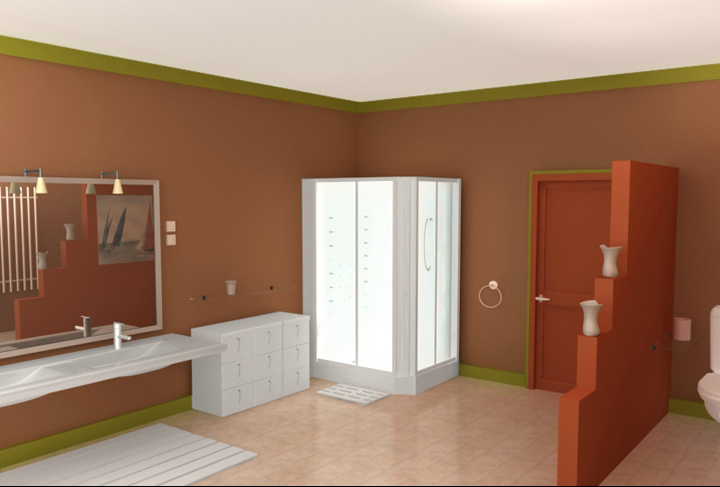 Couleur Peinture Pour Salle De Bain : nuancier peinture salle de bain 