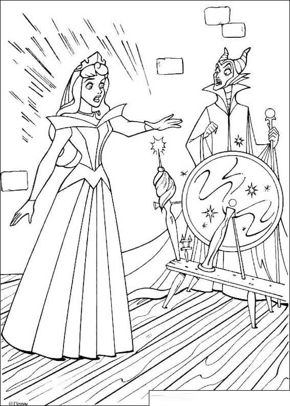 Aurora Coloring Page