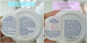 nivea soft dan white & repair cream