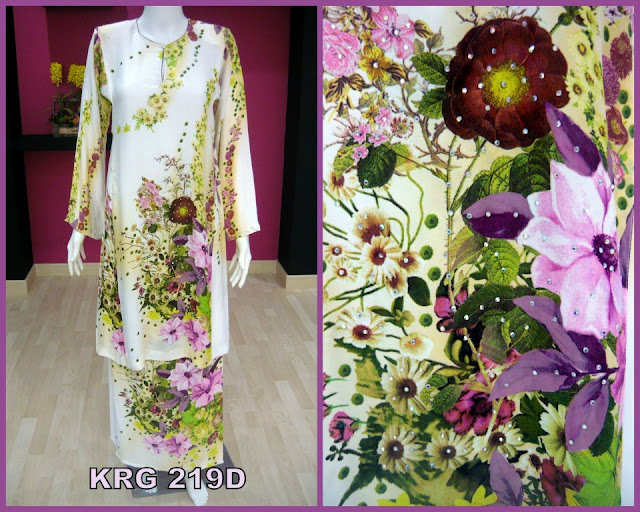 BAJU KURUNG PAHANG ITALIAN SILK DIGITAL