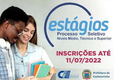 46 vagas para Estagiários na Prefeitura de Cachoeirinha