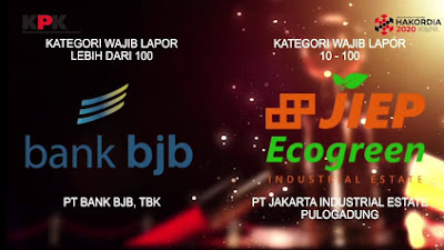 bank bjb Raih Penghargaan Pengelolaan LHKPN Terbaik dan Finalis UPG Terbaik dari KPK