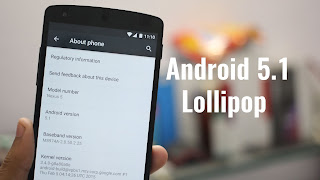 Cara mengupgrade Os Android ke lollipop versi 5.1