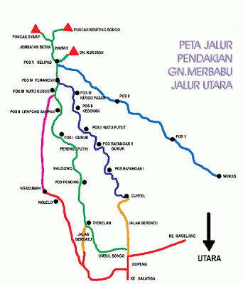 jalur pendakian gunung merbabu