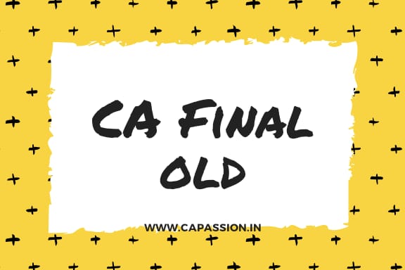 CA Final Old