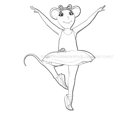 Dibujos Angelina Ballerina 