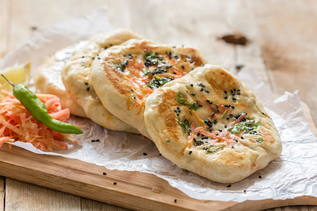 Savory Stuffed Flatbread: A Delicious Culinary Delight