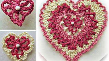 Cómo tejer un corazón al crochet paso a paso / Mini tutorial en imágenes