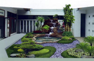 Taman minimalis asri