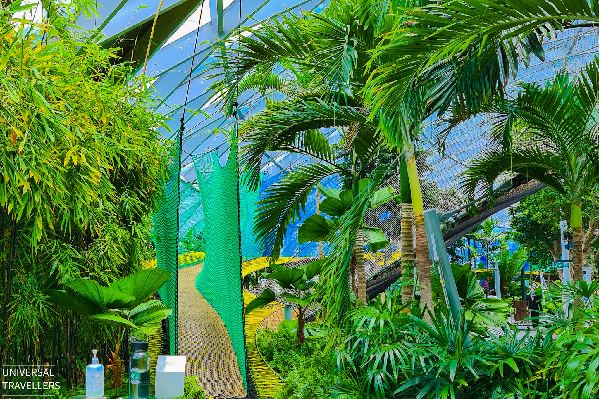 Manulife Bouncing Sky Net, located at level 5 inside the Jewel Changi Airport