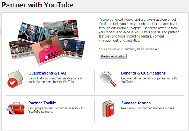 Update on YouTube Partner Program applications - May take till June for Monetization