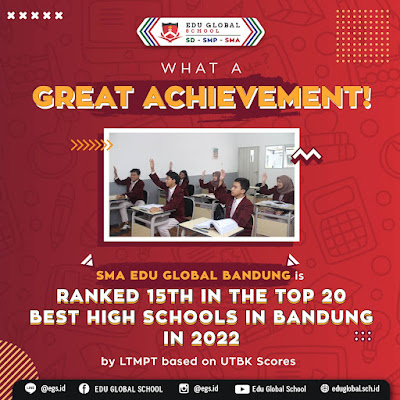 SMA Edu Global becomes Top 20 Best High Schools in Bandung