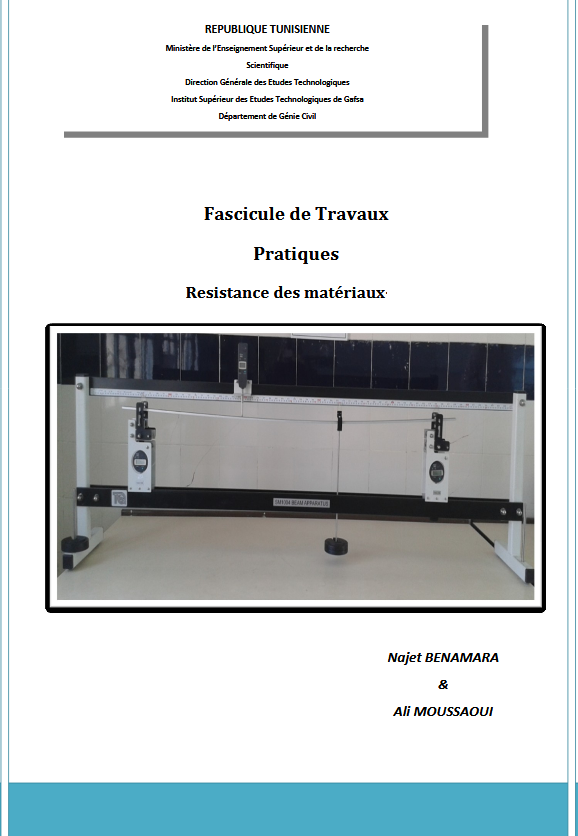 Fascicule de Travaux Pratiques Résistance des matériaux PDF
