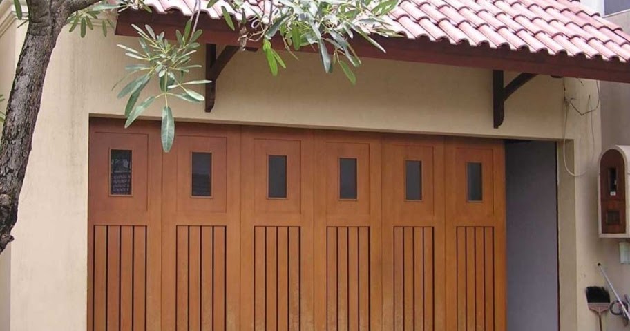 89 Model Pintu  Garasi Mobil dari  Besi  dan Kayu Minimalis 