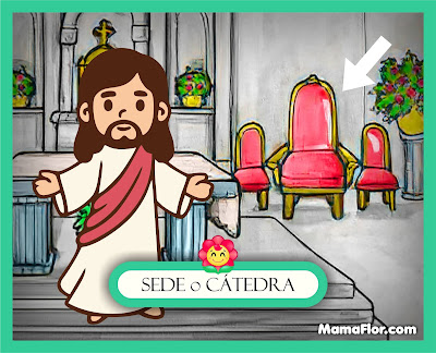 Sede o Cátedra — Partes del Templo