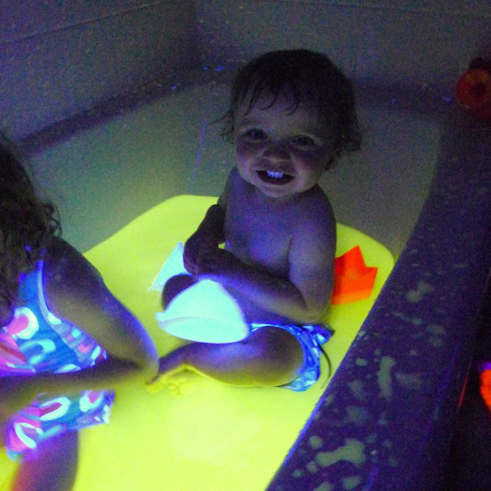 Safe and Edible Glow Water for Baths and Play