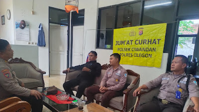 Lewat Jumat Curhat, Kapolsek Ciwandan Polres Cilegon Dengarkan Keluhan dan Masukan Dari Pihak Industri