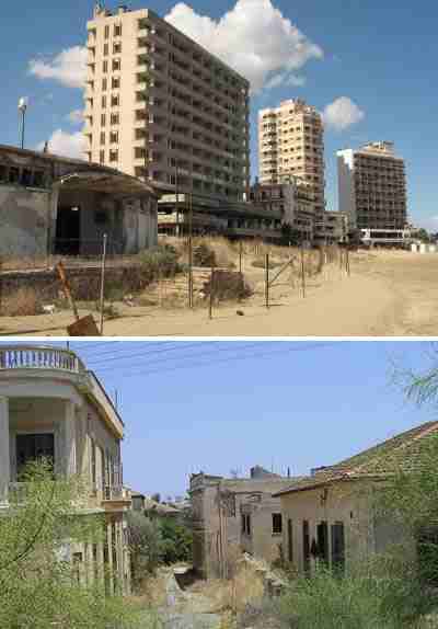 once a top tourist destination now a ghost town Varosha is a settlement in