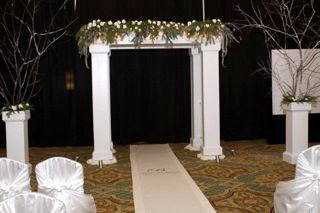 Decorating An Arbor For A Wedding