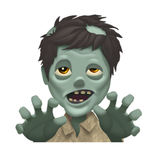 Zombie Apple Emojis for 2017