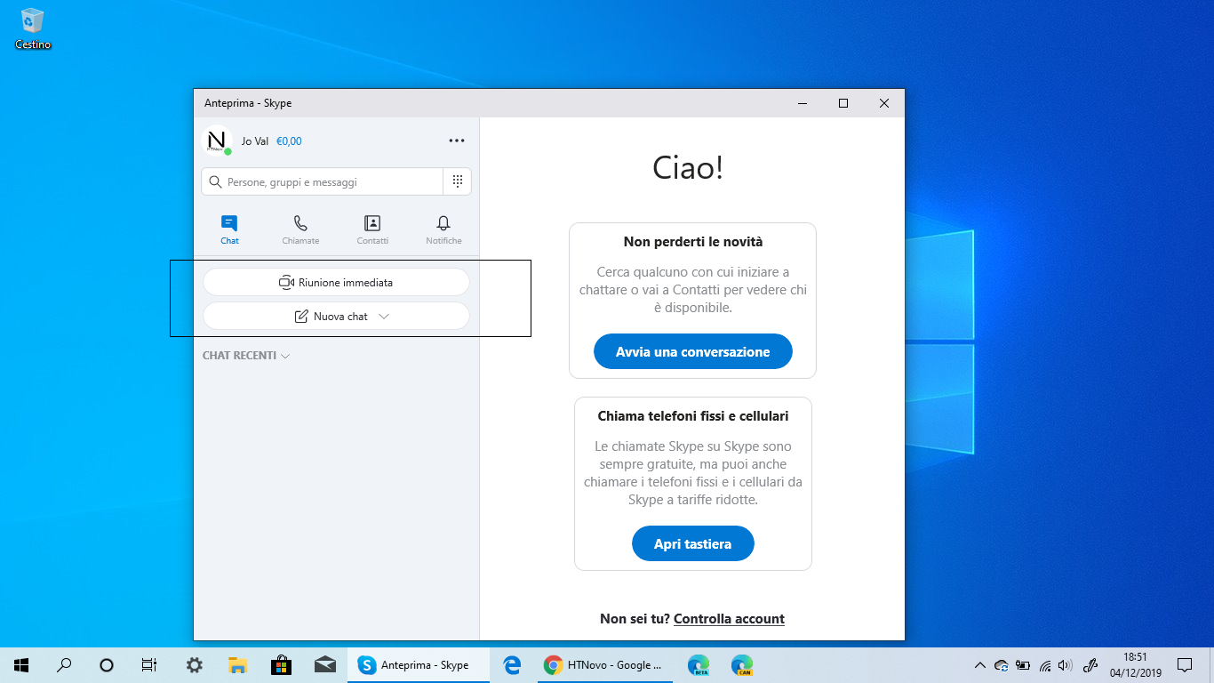 Skype per Windows 10 si aggiorna con novità