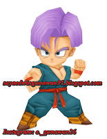 Papercraft Kid Trunks Chibi