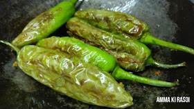 How to make Bharwan Mirchi - Mumbai Hindi Recipe Blog