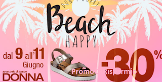 Logo Pittarrello Beach Happy : 30% di sconto su scarpe donna