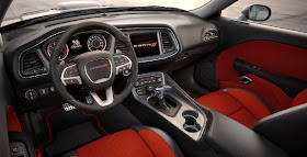 Interior view of 2015 Dodge Challenger SXT Plus