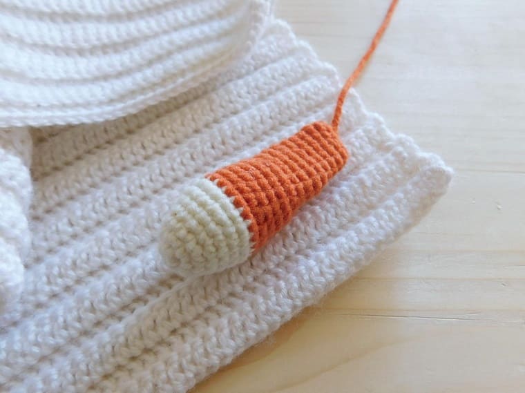 Crochet fox tutorial tail