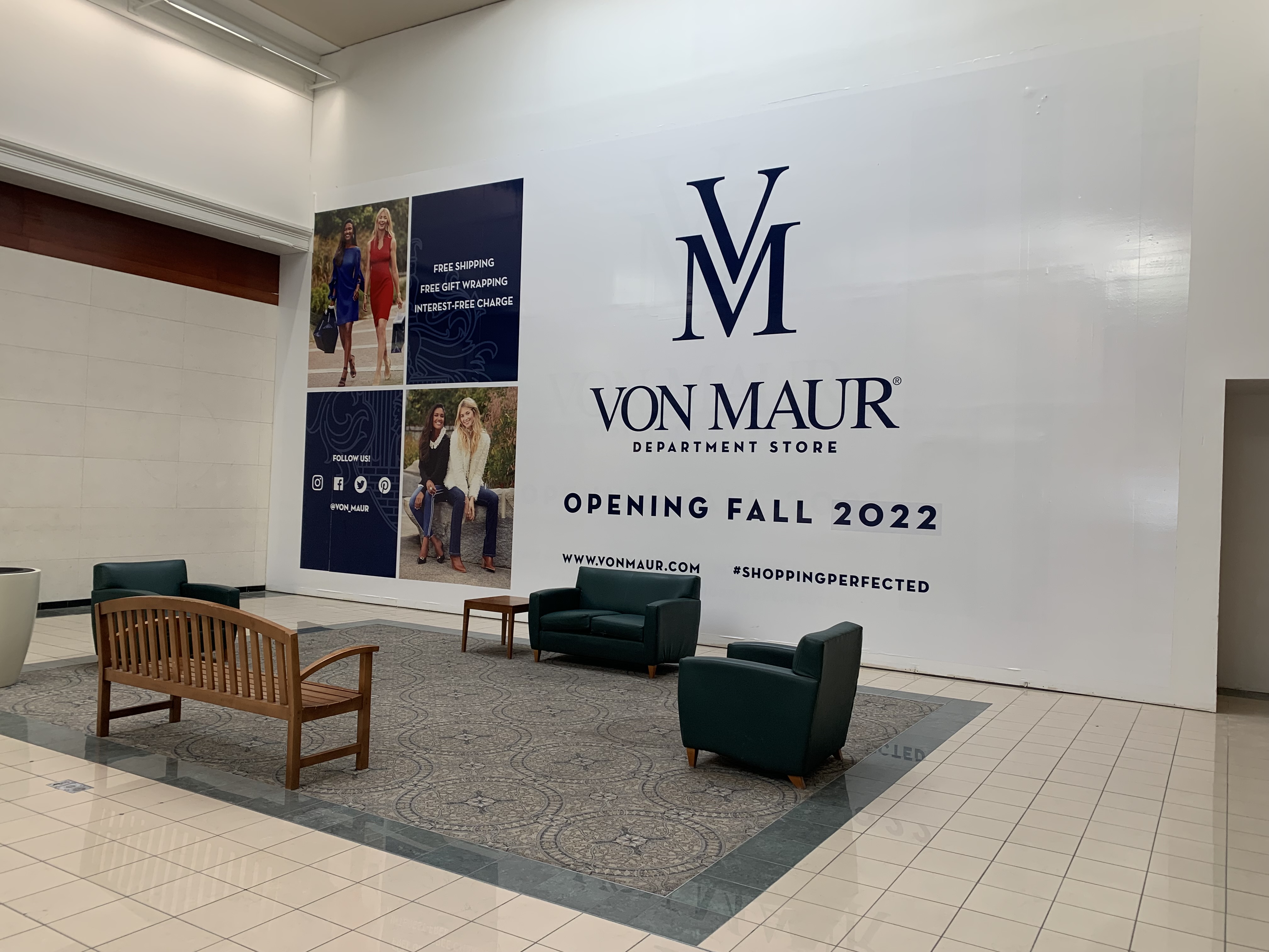 Retiring Guy's Digest: Von Maur West Towne Mall construction project  (October 2022 site visit)