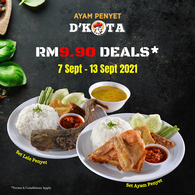 Ayam Penyet D'Kota Menu Promotion